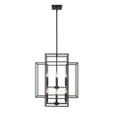 Z-Lite Titania Matte Black 8 Light Chandelier image 1