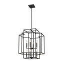 Z-Lite Titania Matte Black 8 Light Chandelier image 2