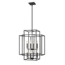 Z-Lite Titania Matte Black 8 Light Chandelier image
