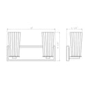 Z-Lite Titus 2 Light Vanity Light image 28