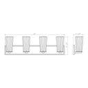 Z-Lite Titus 4 Light Vanity Light image 28