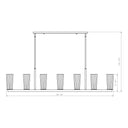 Z-Lite Titus 7 Light Linear Chandelier image 14