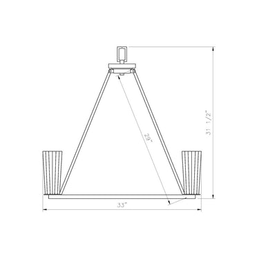 Z-Lite Titus 8 Light Chandelier image 14