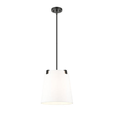 Z-Lite Weston White Linen 3 Light Pendant image 1