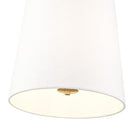Z-Lite Weston White Linen 3 Light Pendant image 11