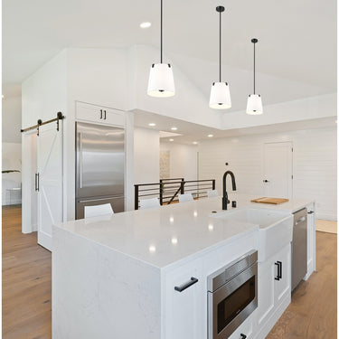Z-Lite Weston White Linen 3 Light Pendant image 19