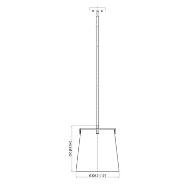 Z-Lite Weston White Linen 3 Light Pendant image 21