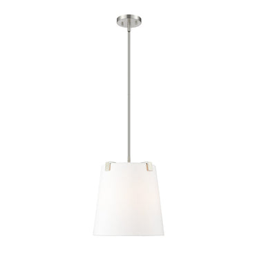 Z-Lite Weston White Linen 3 Light Pendant image 3