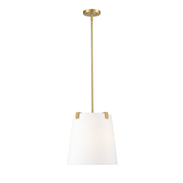 Z-Lite Weston White Linen 3 Light Pendant image 5