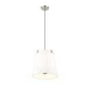 Z-Lite Weston White Linen 3 Light Pendant image 6