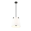 Z-Lite Weston White Linen 3 Light Pendant image 7