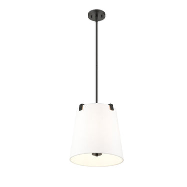 Z-Lite Weston White Linen 3 Light Pendant image 7