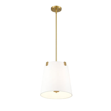 Z-Lite Weston White Linen 3 Light Pendant image 8