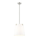 Z-Lite Weston White Linen 3 Light Pendant image