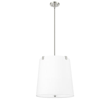 Z-Lite Weston White Linen 5 Light Pendant image 12