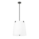 Z-Lite Weston White Linen 5 Light Pendant image 13