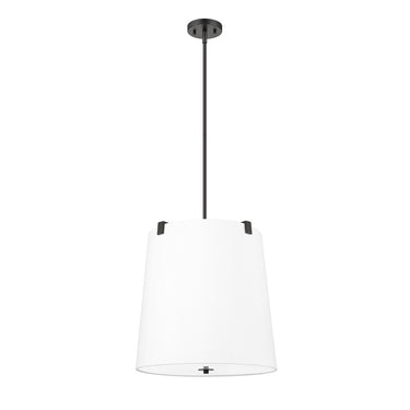 Z-Lite Weston White Linen 5 Light Pendant image 13