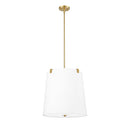 Z-Lite Weston White Linen 5 Light Pendant image 14