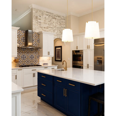 Z-Lite Weston White Linen 5 Light Pendant image 20