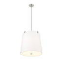 Z-Lite Weston White Linen 5 Light Pendant image 6