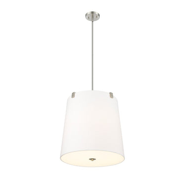 Z-Lite Weston White Linen 5 Light Pendant image 6