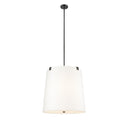Z-Lite Weston White Linen 6 Light Pendant image 1