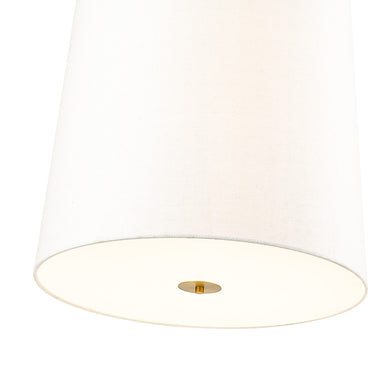 Z-Lite Weston White Linen 6 Light Pendant image 11