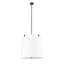 Z-Lite Weston White Linen 6 Light Pendant image 13