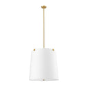 Z-Lite Weston White Linen 6 Light Pendant image 14