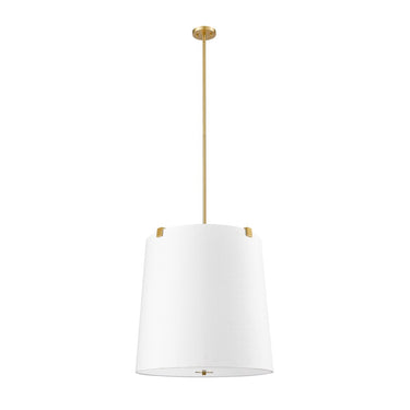 Z-Lite Weston White Linen 6 Light Pendant image 14