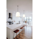 Z-Lite Weston White Linen 6 Light Pendant image 16