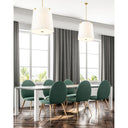 Z-Lite Weston White Linen 6 Light Pendant image 17
