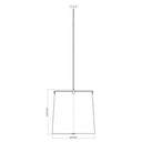 Z-Lite Weston White Linen 6 Light Pendant image 21