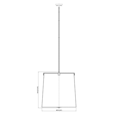 Z-Lite Weston White Linen 6 Light Pendant image 21
