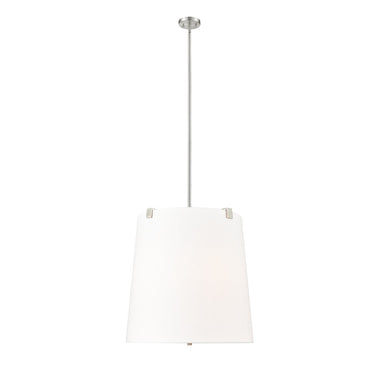 Z-Lite Weston White Linen 6 Light Pendant image 3