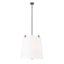 Z-Lite Weston White Linen 6 Light Pendant image 4