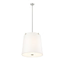 Z-Lite Weston White Linen 6 Light Pendant image 6