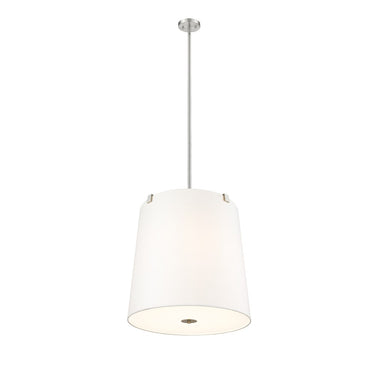 Z-Lite Weston White Linen 6 Light Pendant image 6