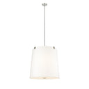 Z-Lite Weston White Linen 6 Light Pendant image