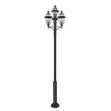 Z-Lite Westover 138.25" High 3 Light Outdoor Post Mount Fixture image 1