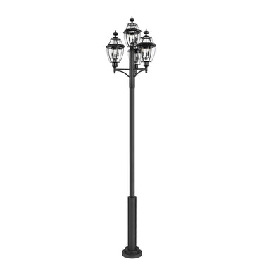 Z-Lite Westover 138.25" High 3 Light Outdoor Post Mount Fixture image 4