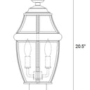 Z-Lite Westover 2 Light Outdoor Post Mount Fixture image 5