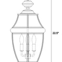Z-Lite Westover 20.25" High 3 Light Outdoor Post Mount Fixture image 5