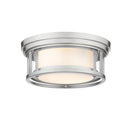 Z-Lite Willow 2 Light Flush Mount image