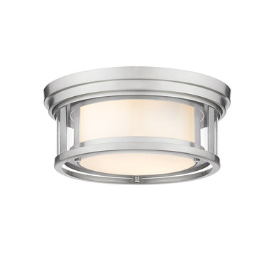 Z-Lite Willow 2 Light Flush Mount image