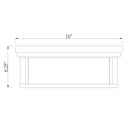Z-Lite Willow 3 Light Flush Mount image 28