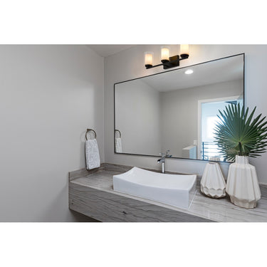 Z-Lite Willow Matte Black 3 Light Vanity Light image 5