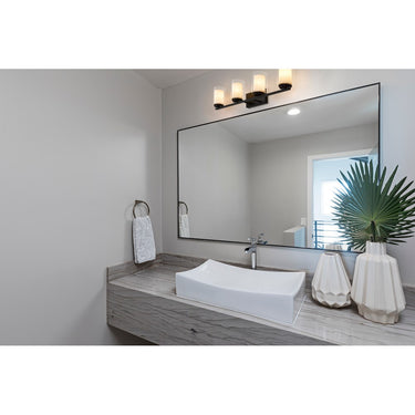 Z-Lite Willow Matte Black 4 Light Vanity Light image 6