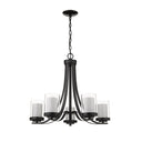 Z-Lite Willow Matte Black 5 Light Chandelier image 4