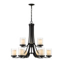 Z-Lite Willow Matte Black 9 Light Chandelier image 1